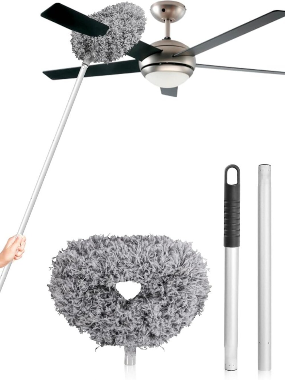 Ceiling Fan Cleaner Duster High Ceiling Extended Fan Blade Cleaner